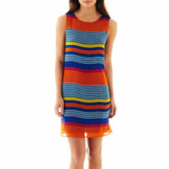 Bisou Bisou Dresses & Skirts - Bisou Bisou Colorful Mini Dress